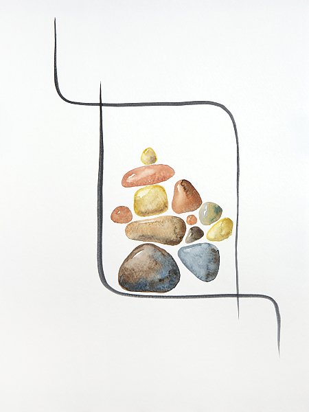 Balance. Lines and stones 11
