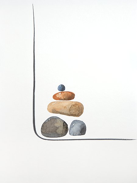 Balance. Lines and stones 5