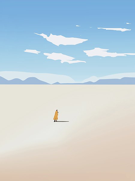 Walk in the desert