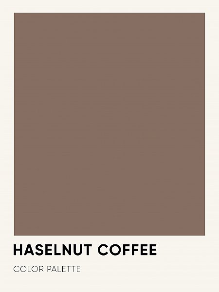 Coffee with hazelnut