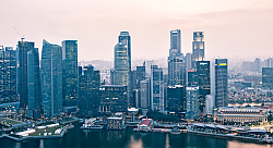 Постер mostheatre Утренняя панорама Сингапура