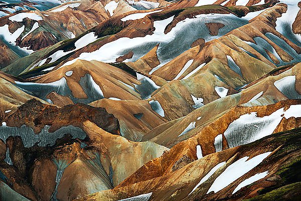 Риолитовые горы. Исландия