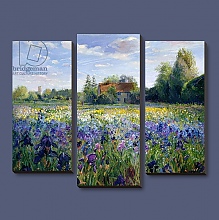 Модульная картина: Evening at the Iris Field (худ. Истон Тимоти) Модульная картина: Evening at the Iris Field (худ. Истон Тимоти)