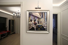 Оформление квартиры репродукциями картин в рамах