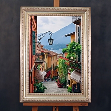 Серия постеров с видами Италии в багете