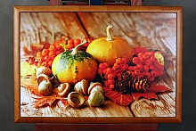 Осенний натюрморт на холсте в раме