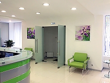 Оформление здания  мед. центра оттоларингологии