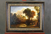 Классические пейзажи в широких рамах