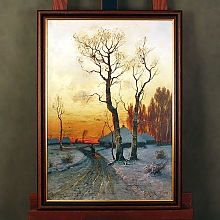 Серия классических картин в итальянских деревянных рамах