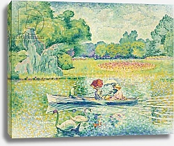 Постер Кросс Анри Boating in the Bois de Boulogne; Promenade en barque au bois de Boulogne, c.1899-1900