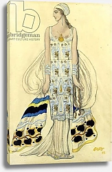 Постер Бакст Леон Costume design for Ida Rubinstein in the play 'Phaedra' by Jean Racine, 1923