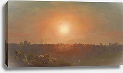 Постер Черч Фредерик Пейзаж на закате