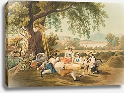 Постер Лори Габриэль Младшая Le repas champetre. Costumes de Lucerne