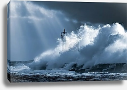 Постер Португалия. Атлантический шторм №2