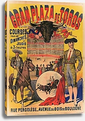 Постер Пишо Э. Gran plaza de toros – courses tous les dimanches