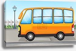 Постер Желтый автобус