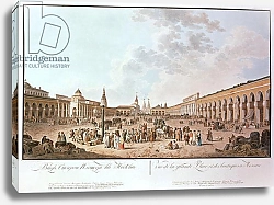 Постер Неизвестен Moscow: view of the Great Square by de la Berthe, 1799