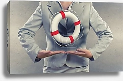 Постер Спасательный круг для бизнеса