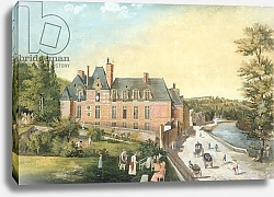 Постер Школа: Французская The Chateau de la Chaussee, Bougival