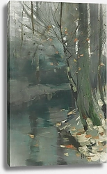 Постер Хагемайстер Карл Diesiger Wintertag im Luch