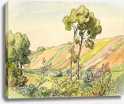 Постер Дейненс Альберт Landschap in aquarel