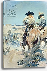Постер Уайет Ньюэлл Supply Wagons, 1905