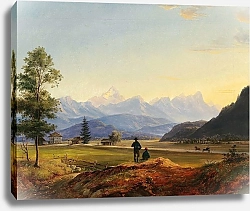 Постер Пернхарт Маркус A view of Triglav and Mittagskogel