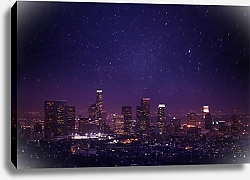 Постер Ночной Лос-Анджелес, США