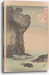 Постер Еситоси Цукиока Moon of the Red Cliffs