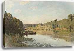 Постер Сислей Альфред (Alfred Sisley) Landscape from Bougival