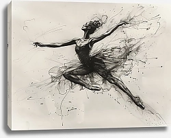 Постер Ballerina in motion