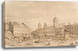 Постер Каналетто (Giovanni Antonio Canal) View of Northumberland House and Charing Cross