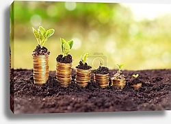 Постер Рост сбережений