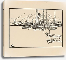 Постер Жуайо Амеде Roscoff, Les Goélettes