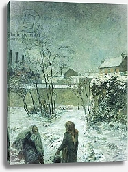 Постер Гоген Поль (Paul Gauguin) Snow, Carcel Road, 1883