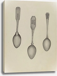 Постер Стивенсон Флоренс Silver Fiddle Head Spoon