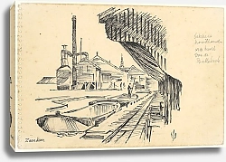 Постер Оортвейн Мартен Bekkers Houthandel te Zaandam.