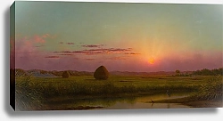 Постер Хид Мартин Джонсон Sunset over the Marsh