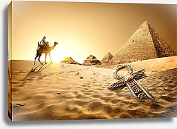 Постер Пирамиды и Анх