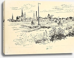 Постер Оортвейн Мартен Gezicht op Koog aan de Zaan.