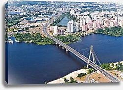 Постер Украина, Киев. Московский мост