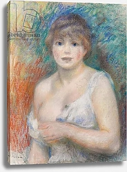 Постер Ренуар Пьер (Pierre-Auguste Renoir) Portrait of Jeanne Samary, c.1879-1880