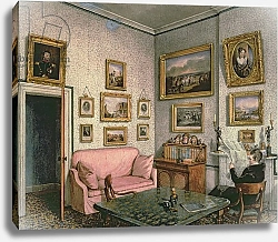 Постер Бест Мари Col. Norcliffe's study at Langton Hall, c.1837