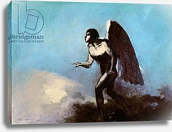 Постер Редон Одилон The Winged Man or, Fallen Angel, before 1880
