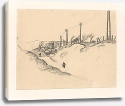 Постер Хенриет Хенк Landschap met mijn