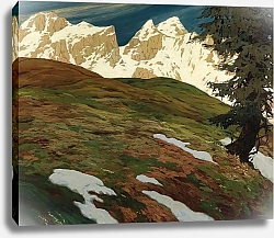 Постер Ходиенер Хьюго Springtime in the mountains