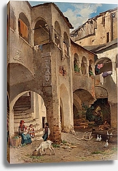 Постер Мюнш Леопольд Idylle im Deisener Hof