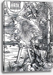 Постер Дюрер Альбрехт St. John Devouring the Book, pub. 1498