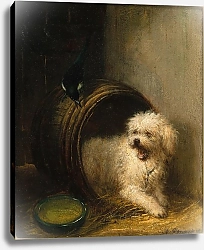 Постер Роннер-Нип Генриетта A Puppy in a Barrel