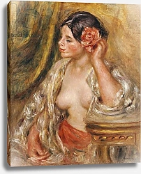 Постер Ренуар Пьер (Pierre-Auguste Renoir) Gabrielle a sa Coiffure, 1910